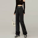 High Waist Straight Leg Jeans Women's Early Autumn Small New Design Loose Sagging Slim plus size MM Wide Leg Trendy Pants