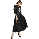 Foreign Trade Women's New Two-Piece Set 2023 Winter Korean Style Elegant Woolen Short Outwear Waist-Cinching Skirt Suit